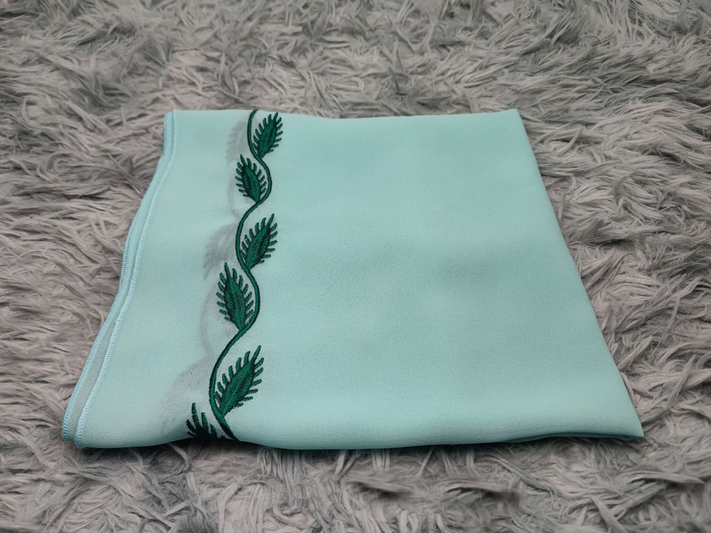 Eid Muslim Abaya for Women Embroidery Dress with Scarf 2 Piece Set Dubai Arab Long Robe Morocco Abayas Kaftan Headscarf Gorgeous