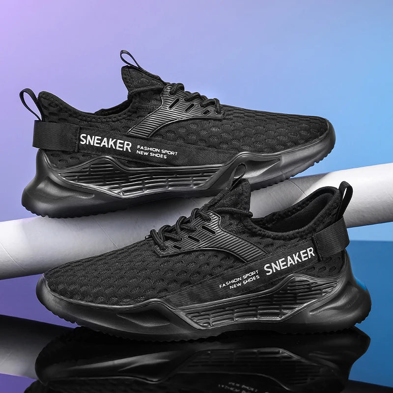 Men's Sports Shoes Casual Sneakers Men Lace Up Soft Sole Flat Comfortable Academy Sports Shoes For Men Lightweight Low-Top Daily