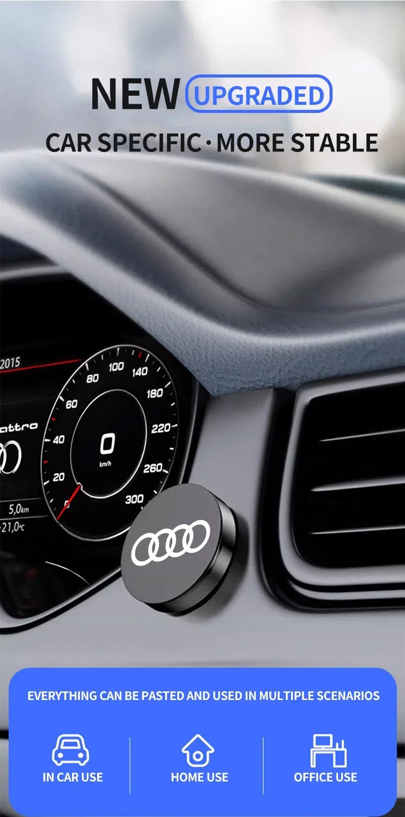 Magnetic Car Phone Holder Universal Car Phone Stand Car Accessories For Audi A4 B8 8P A3 A5 A6 C7 A1 A7 A8 Q2 Q3 Q5 Q7 Q8 TT R8