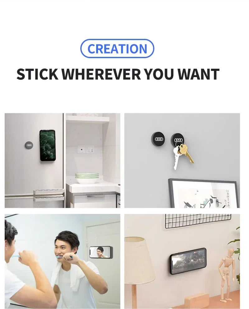 Magnetic Car Phone Holder Universal Car Phone Stand Car Accessories For Audi A4 B8 8P A3 A5 A6 C7 A1 A7 A8 Q2 Q3 Q5 Q7 Q8 TT R8