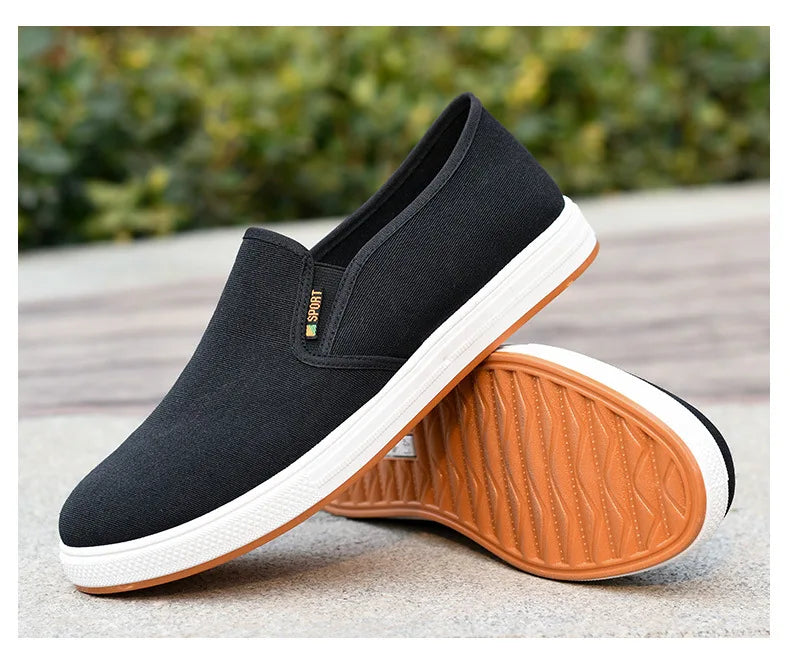 Men's Shoes Casual Sneakers Summer Lightweight Canvas Breathable Anti Slip Flat Shoes Affordable Free Shipping