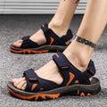 Men's Sandals 2022 Beach and Sea Casual Shoes Sandal for Men Summer Male New Slippers Wears Genuine Leather Man Flip Flops