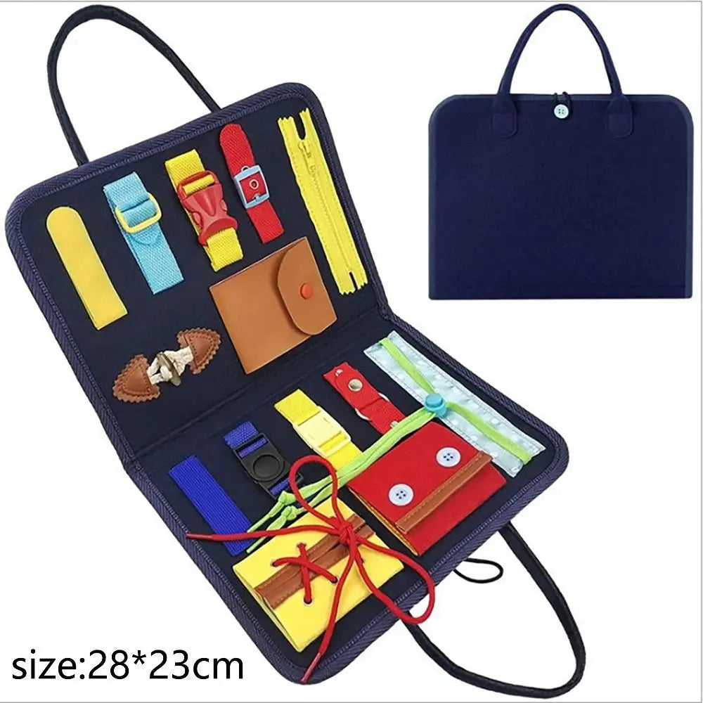 Felt Learning Board Teach Kids Life Skills Table Game Recognition Toy Preschool Learning Activities