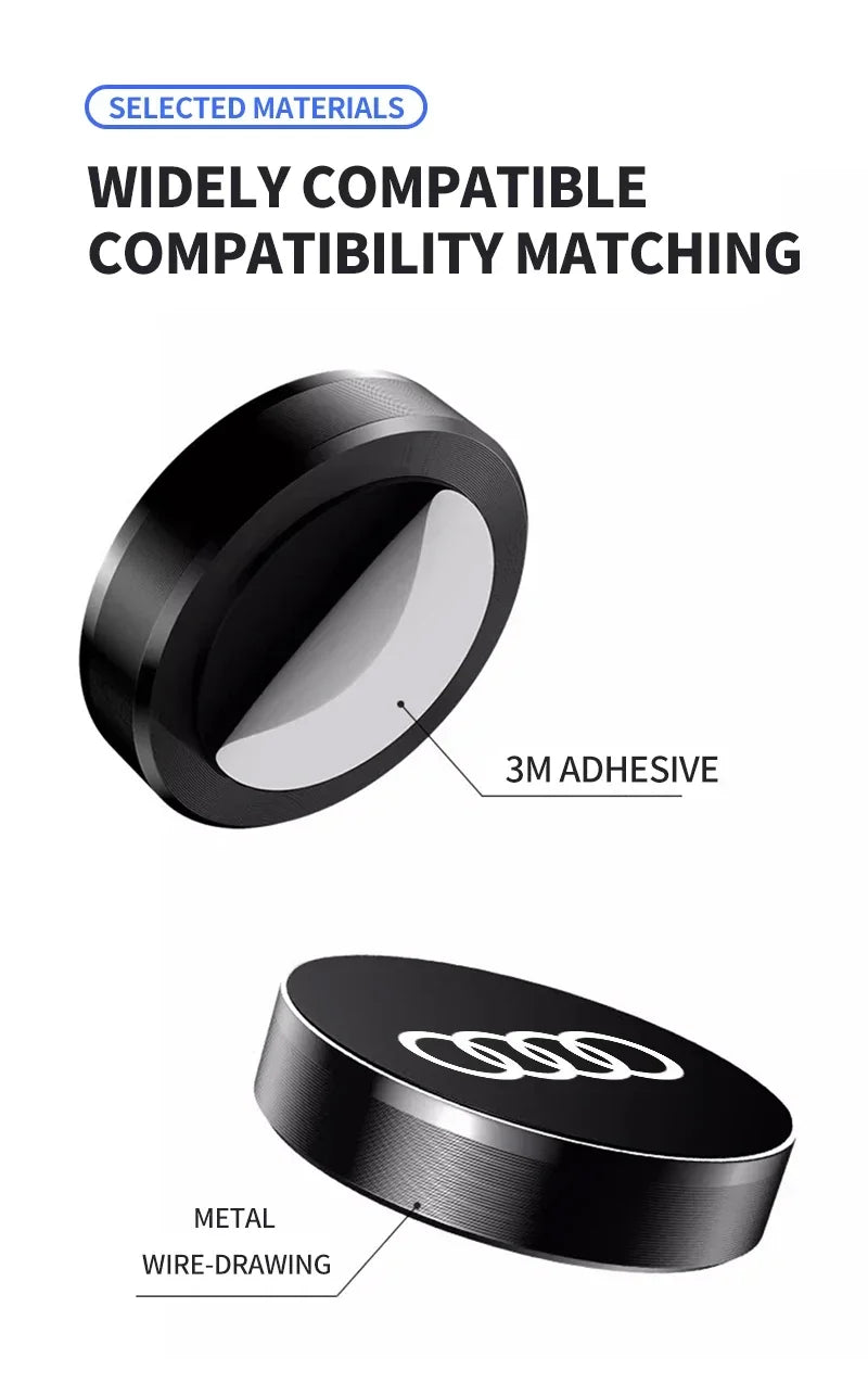 Magnetic Car Phone Holder Universal Car Phone Stand Car Accessories For Audi A4 B8 8P A3 A5 A6 C7 A1 A7 A8 Q2 Q3 Q5 Q7 Q8 TT R8