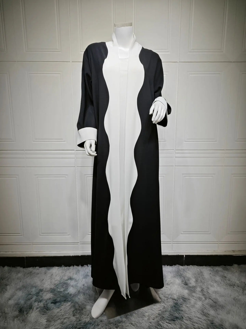 2025 Arabic Women Modest Muslim Cardigan Elegant Dubai Black Abaya Dress Islam Middle East Party Outfits New Turkey Kaftan Robe