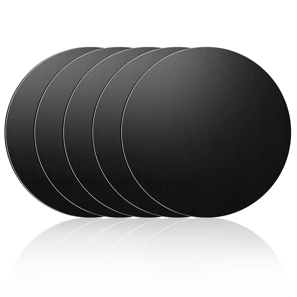 5Pcs Universal Metal Disk Plates for Magnet Car Phone Holder  Iron Sheet Stickers Magnetic Phone Stand Accessories