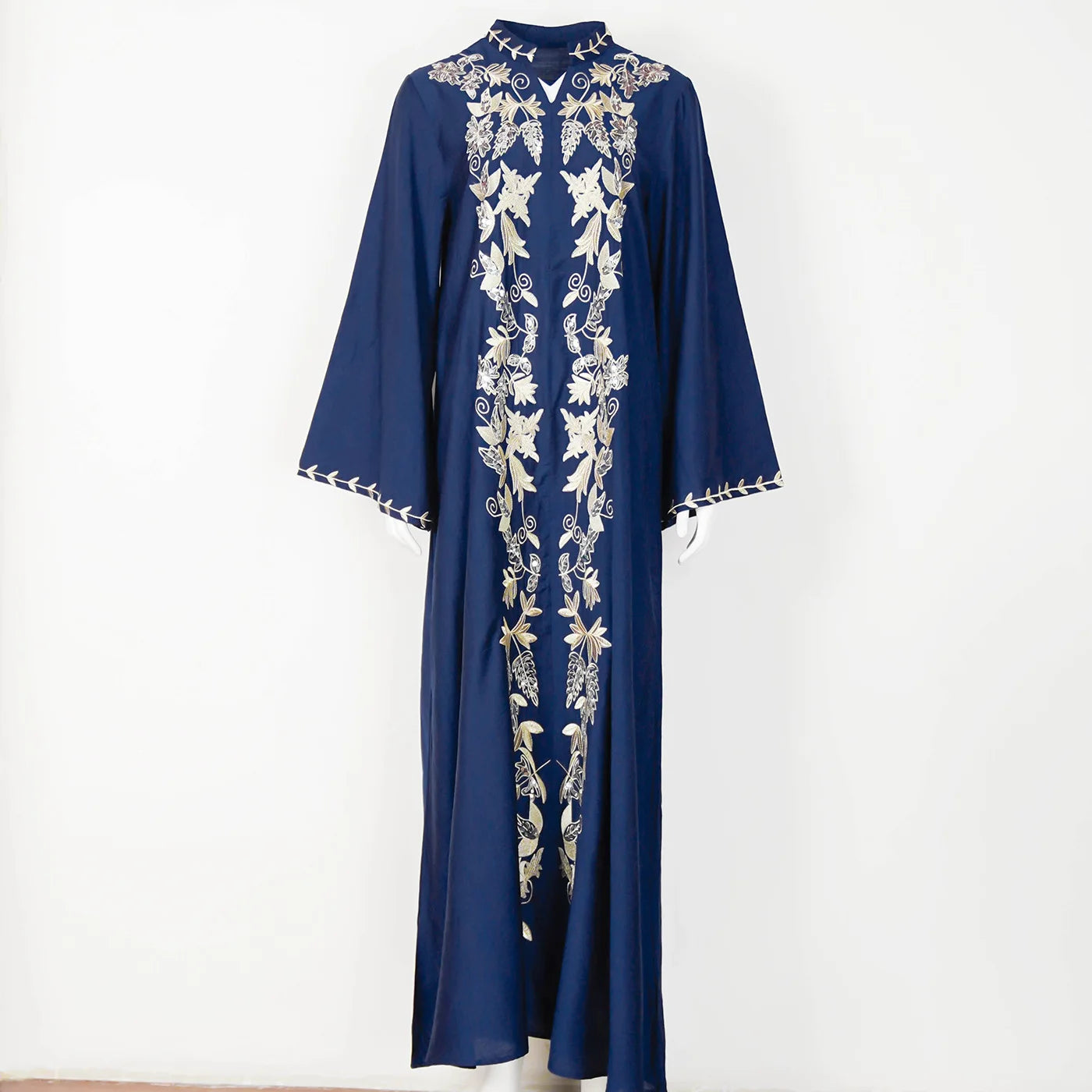 Abaya Dubai Turkey Maxi Islamic Embroidery Robe Ramadan Eid Muslim Party Dresses for Women Arab Caftan Morocco Femme Musulman