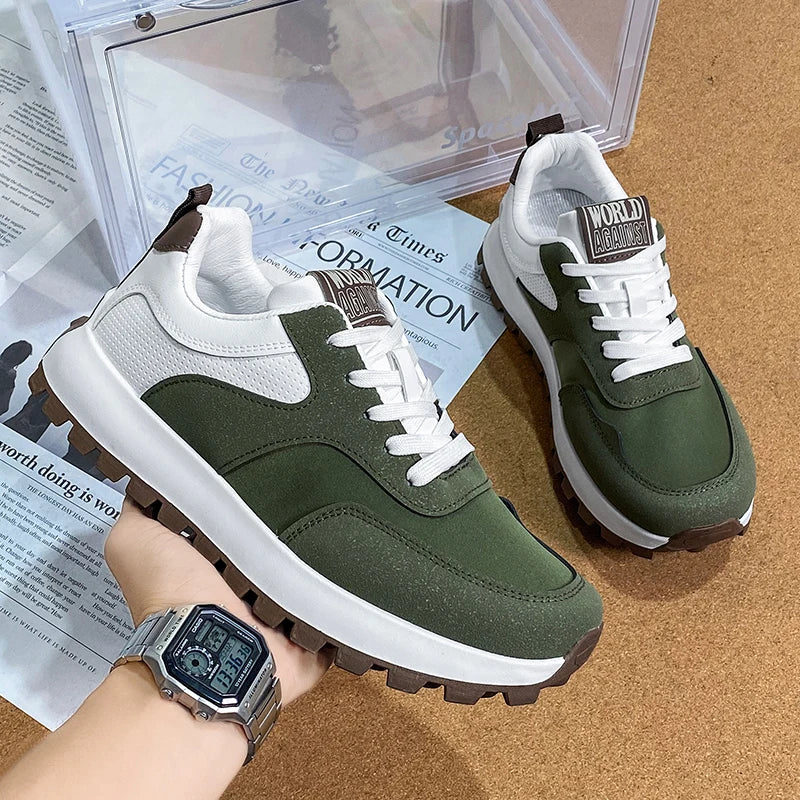 Mens Walking Shoes 2025 New Breathe Mesh Anti Slip Wear-resistant Sports Casual Sneakers Snug Daily Tennis Shoes for Man