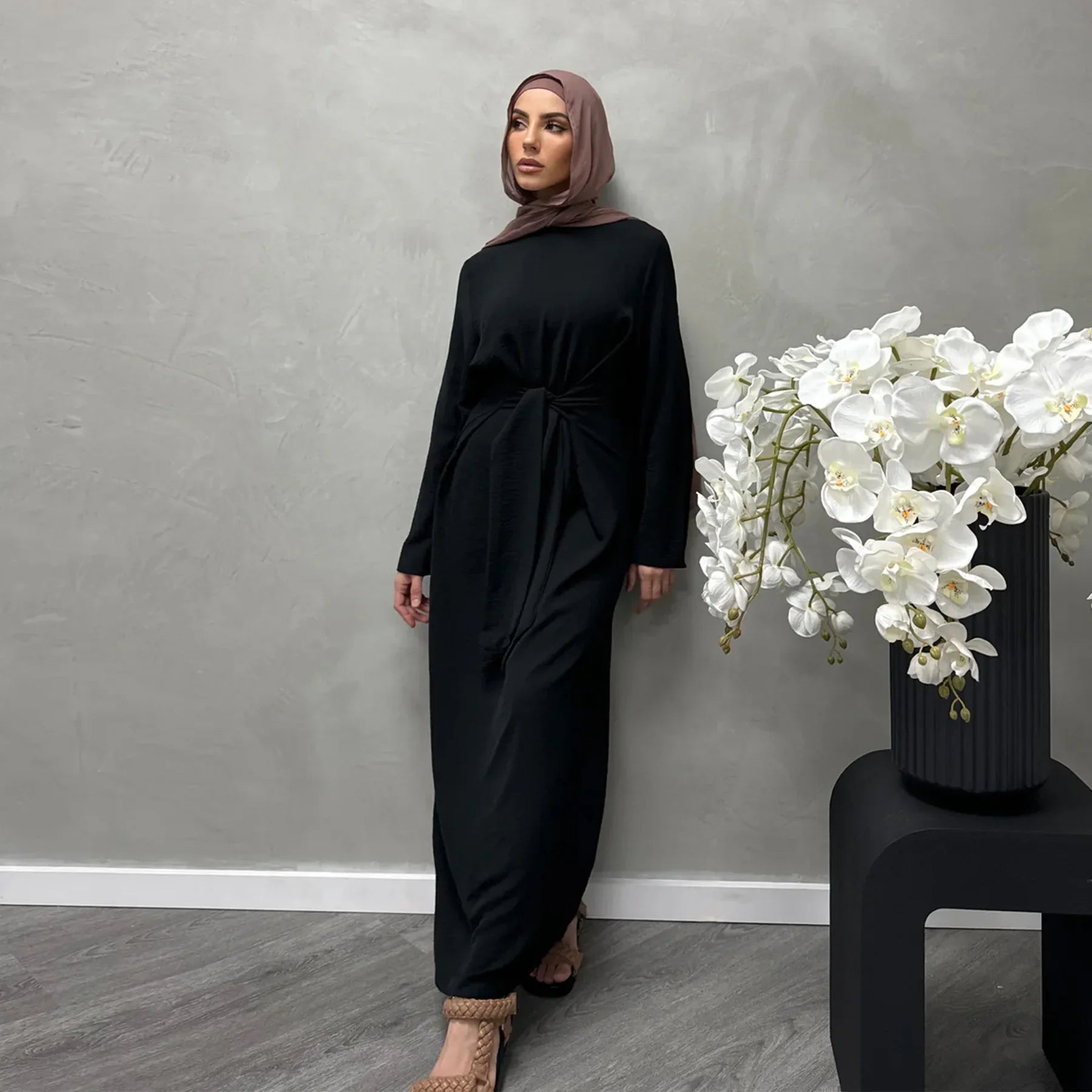 Turkey Arabic Muslim Women Abayas Long Maxi Dress Dubai Saudi Kaftan Islam Party Gown Ramadan Kaftan Modest Caftan Robe Vestidos