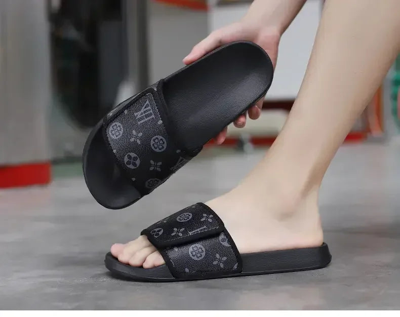Man Summer Slippers Leather Sandals Comfortable Man Sandal House Sandals Sale Mens Slipper Flip Flop Shoes for Men Slippers