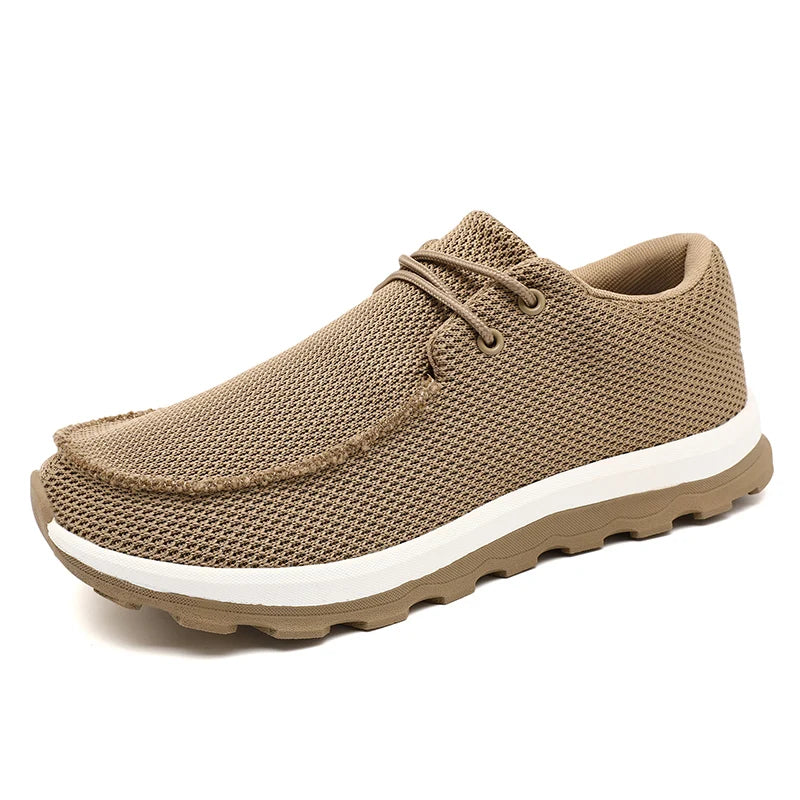 New Fashion Men's Casual Sneakers Comfortable Anti-slip Male Outdoor Walking Flats Loafers Soft Sole Vulcanized Shoe Size 39-46