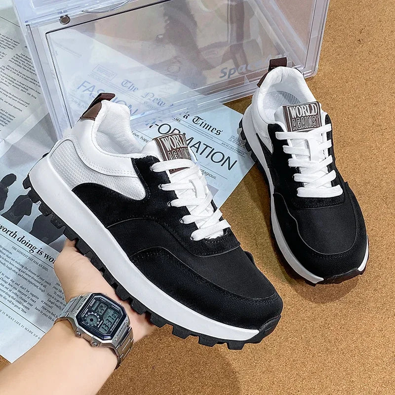 Mens Walking Shoes 2025 New Breathe Mesh Anti Slip Wear-resistant Sports Casual Sneakers Snug Daily Tennis Shoes for Man