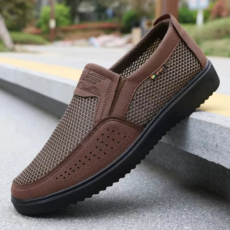 Mesh Breathable Surface Man Shoes Soft Sole Casual Sneakers  Breathable Men'S Summer Sneakers Free Shiping Shoe