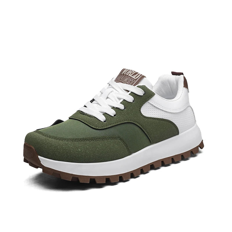 Mens Walking Shoes 2025 New Breathe Mesh Anti Slip Wear-resistant Sports Casual Sneakers Snug Daily Tennis Shoes for Man