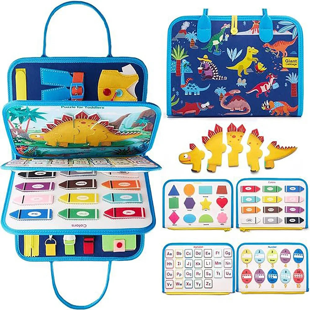 Felt Learning Board Teach Kids Life Skills Table Game Recognition Toy Preschool Learning Activities