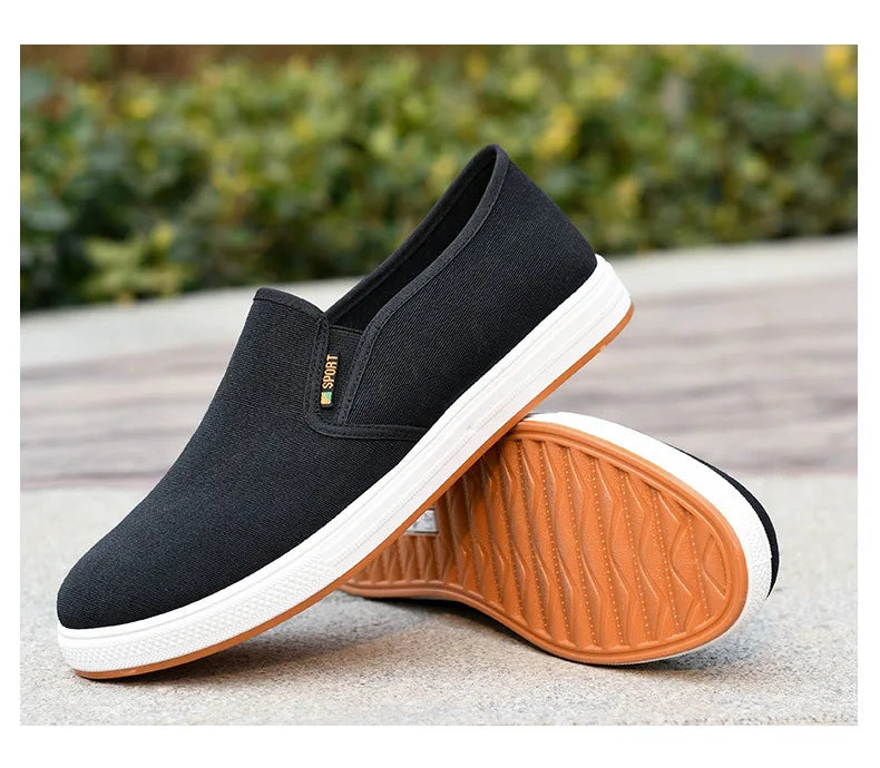 Men's Shoes Casual Sneakers Summer Lightweight Canvas Breathable Anti Slip Flat Shoes Affordable Free Shipping