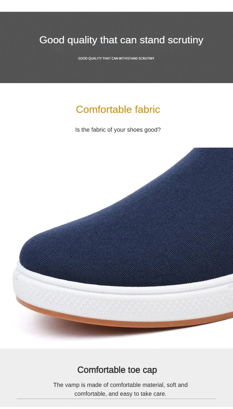 Men's Shoes Casual Sneakers Summer Lightweight Canvas Breathable Anti Slip Flat Shoes Affordable Free Shipping