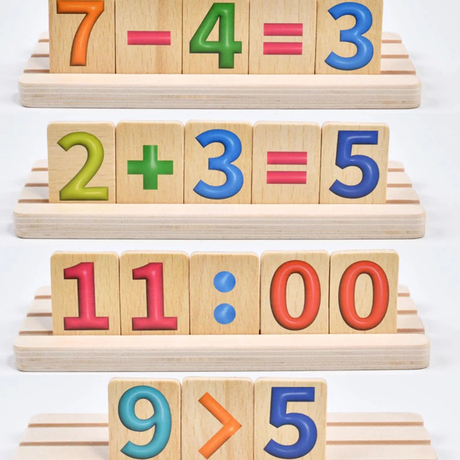 Montessori Learn Clock Education Clock for Kids Kids for 3 4 5 Year Old Baby