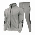 2025 men's new jogging suit, sweater, hoodie, jacket, sweatpants, 2-piece suit, men's fashion casual autumn and winter jacket.