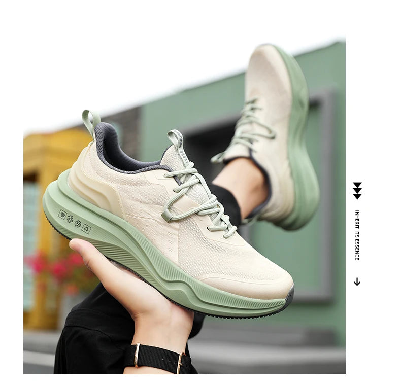 Men's All-Season Soft-Sole Canvas Shoes – Stylish & Trendy Design, Durable, Non-Slip, and Breathable Fabric. Ideal for Daily Wea