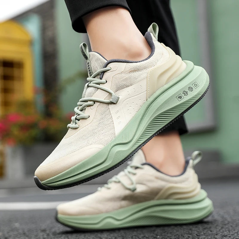 Men's All-Season Soft-Sole Canvas Shoes – Stylish & Trendy Design, Durable, Non-Slip, and Breathable Fabric. Ideal for Daily Wea