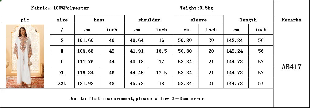 Embroidered Abayas for Women Muslim Evening Eid Party Dress Kaftan Dubai Turkey Robe Arabic Islam Jalabiya Caftan Marocain Femme