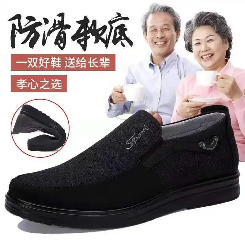 Canvas Shoes Men Classic Loafers Men Casual Shoes Breathable Walking Flat Men Shoes Sneakers Plus Size