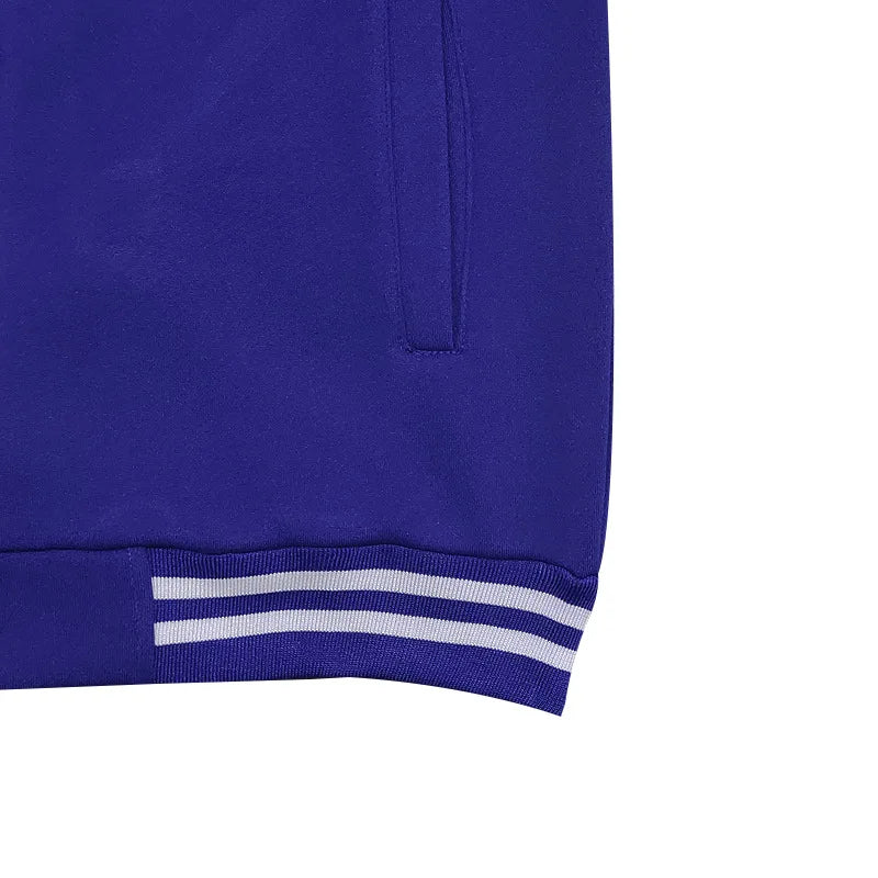 Autumn and Winter American Style  Men's Jackets 2024 New Casual Sports Loose Stand Collar Button Sports Cardigan Jacket For Men