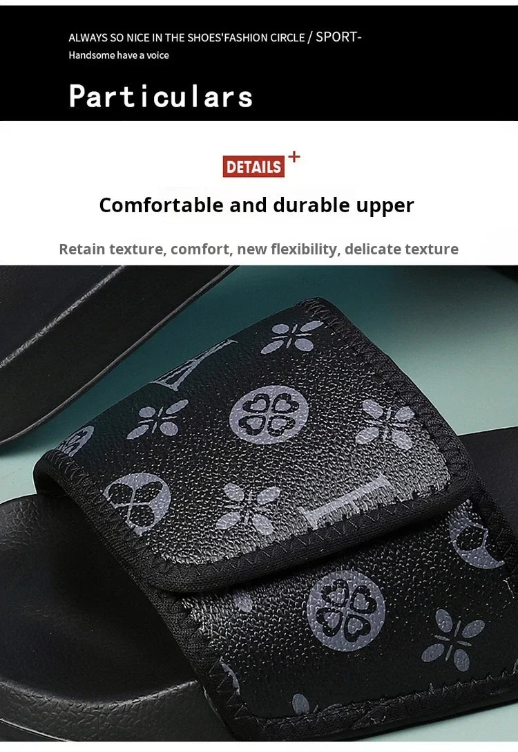 Man Summer Slippers Leather Sandals Comfortable Man Sandal House Sandals Sale Mens Slipper Flip Flop Shoes for Men Slippers