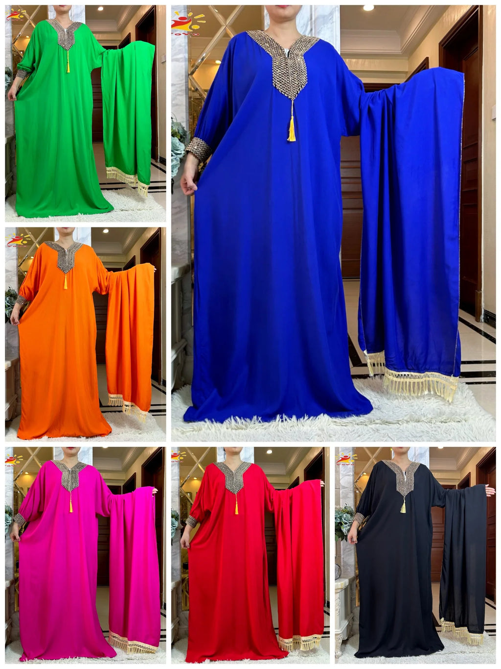 New Women Autumn Sundress Muslim Hijab Dresses Turkey Abaya Dubai Robe Femme Elegant Long Sleeve Party Maxi Vestidos Kaftan