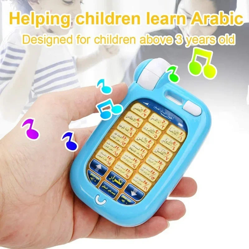 2026 New Arabic Learning Mobile Phone 18 Stage Learning Mobile Phone Arabic Early Education Toys Montessori