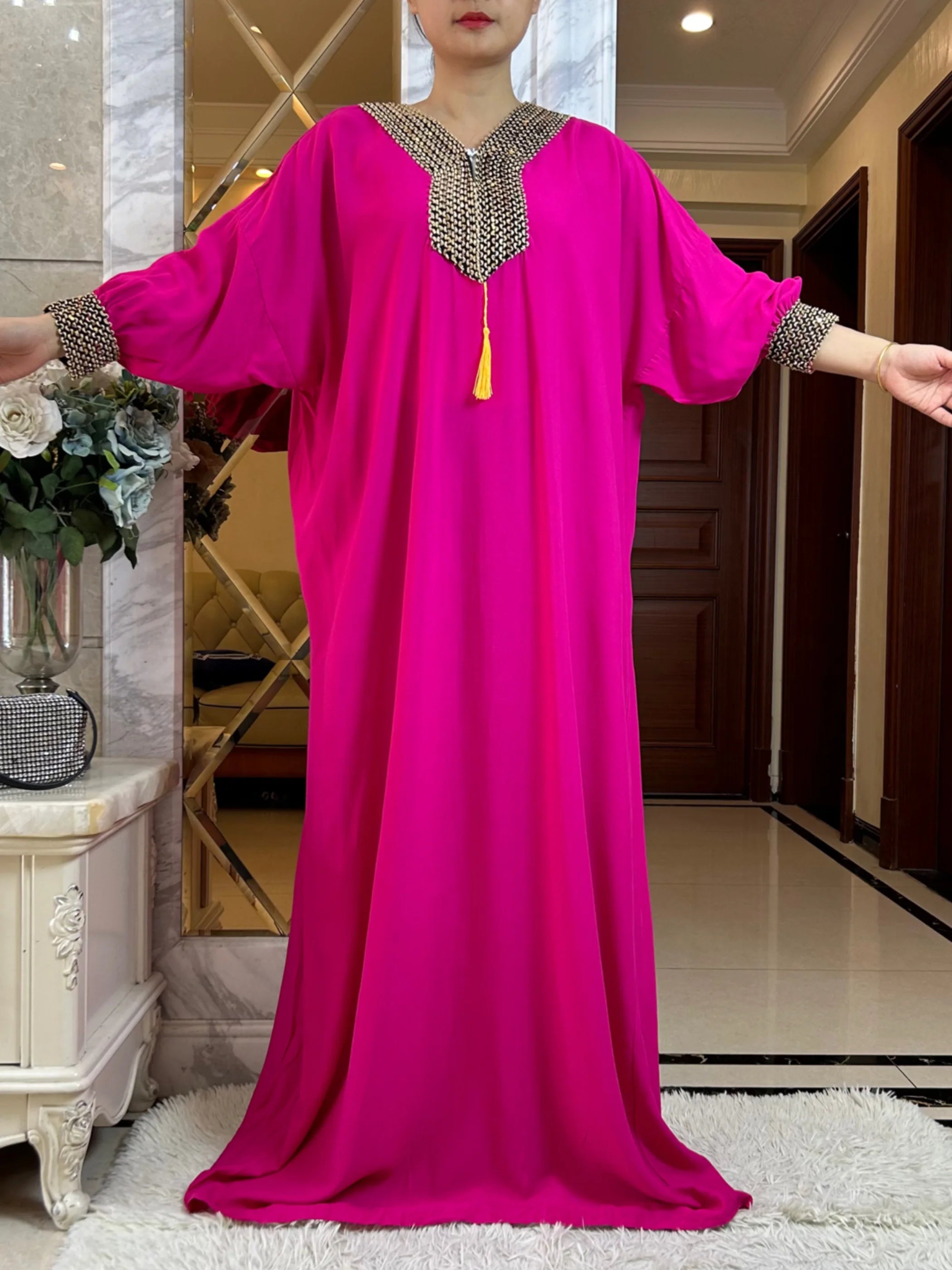 New Women Autumn Sundress Muslim Hijab Dresses Turkey Abaya Dubai Robe Femme Elegant Long Sleeve Party Maxi Vestidos Kaftan