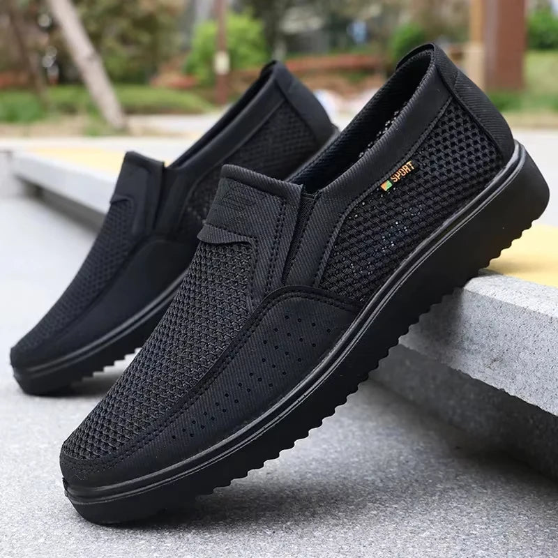 Mesh Breathable Surface Man Shoes Soft Sole Casual Sneakers  Breathable Men'S Summer Sneakers Free Shiping Shoe