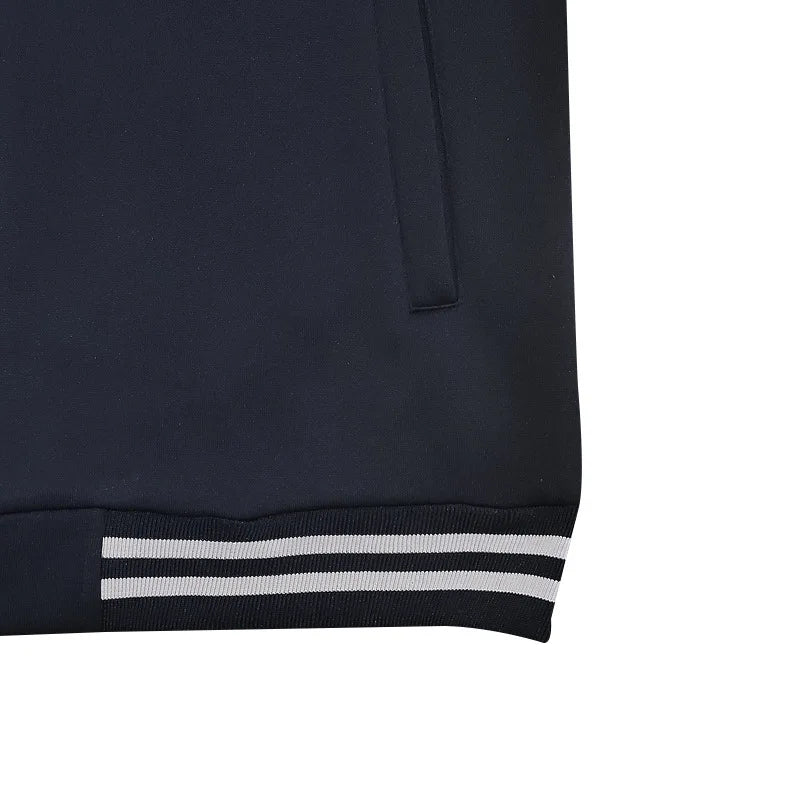 Autumn and Winter American Style  Men's Jackets 2024 New Casual Sports Loose Stand Collar Button Sports Cardigan Jacket For Men