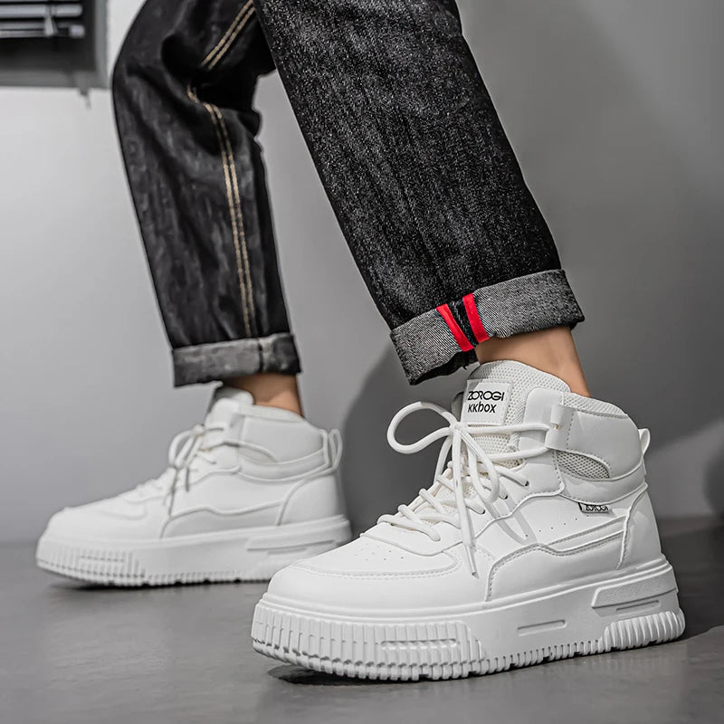 Fashion Men's Sneakers Soft Comfortable Non Slip Wear Resistant Sole Daily Casual Men's Shoes Preppy Holiday Gifts Men's Shoes