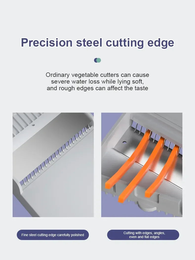 Kitchen Vegetable Cutter Manual Vegetable Slicer Multifunctional Fruit Slicer Chopper Grater Potato Radish Kitchen ToolAccessory