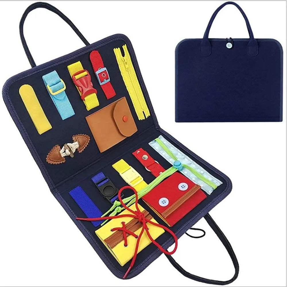 Felt Learning Board Teach Kids Life Skills Table Game Recognition Toy Preschool Learning Activities