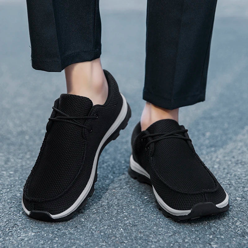 New Fashion Men's Casual Sneakers Comfortable Anti-slip Male Outdoor Walking Flats Loafers Soft Sole Vulcanized Shoe Size 39-46