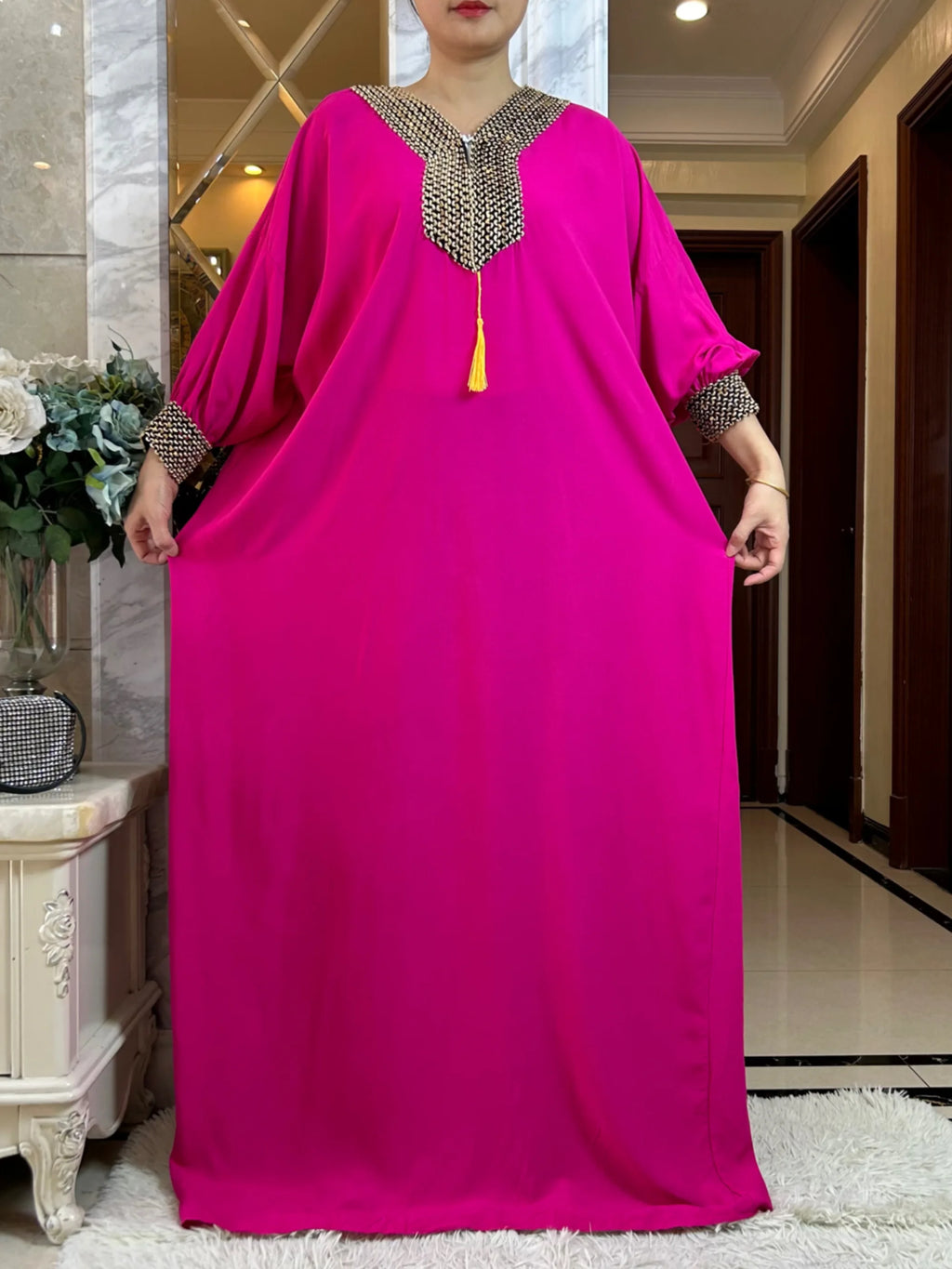 New Women Autumn Sundress Muslim Hijab Dresses Turkey Abaya Dubai Robe Femme Elegant Long Sleeve Party Maxi Vestidos Kaftan