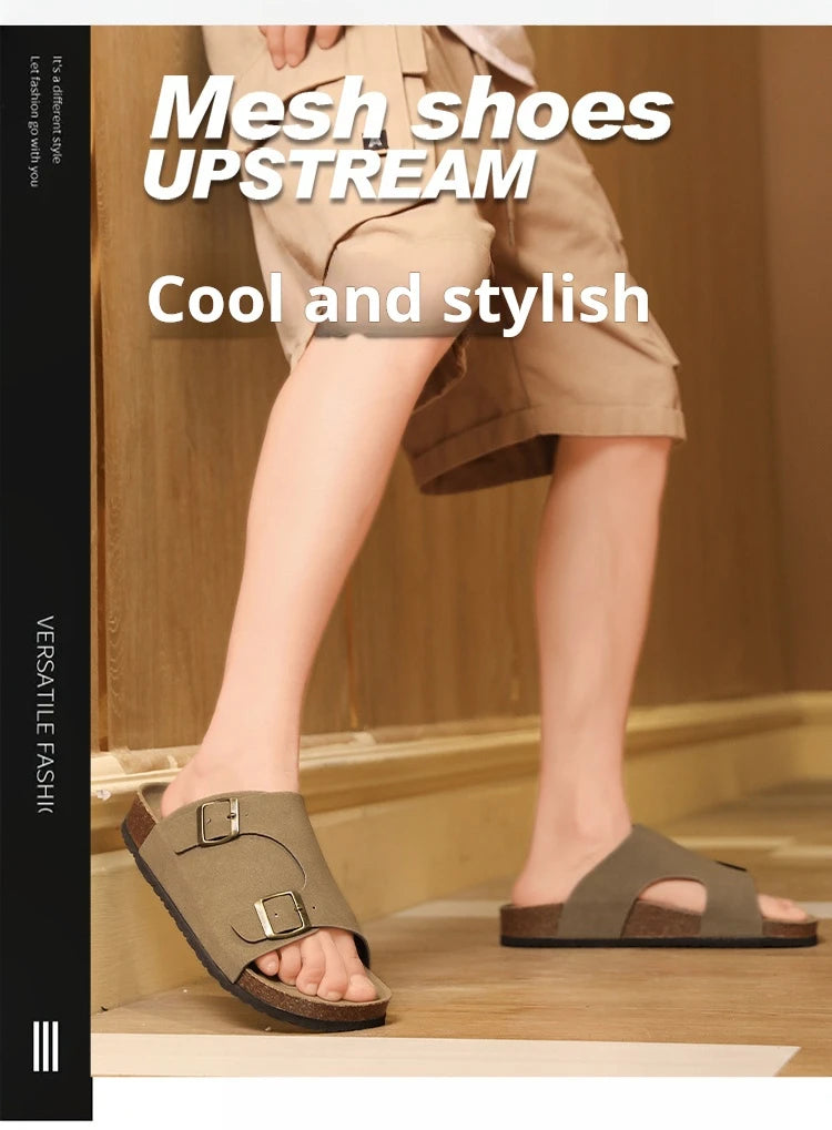 Men Sandals 2025 Summer Shoes Sale Man Summer Slippers Flat Sandal Men's Sports Shoes Casual Sneakers Platform Sandals. Slipers