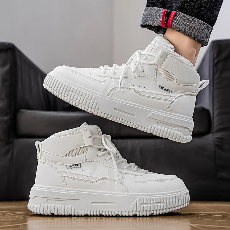 Fashion Men's Sneakers Soft Comfortable Non Slip Wear Resistant Sole Daily Casual Men's Shoes Preppy Holiday Gifts Men's Shoes