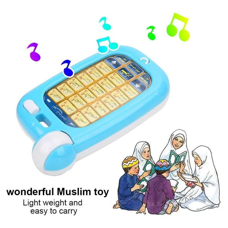 2026 New Arabic Learning Mobile Phone 18 Stage Learning Mobile Phone Arabic Early Education Toys Montessori