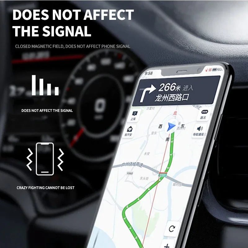 Magnetic Car Phone Holder Universal Car Phone Stand Car Accessories For Audi A4 B8 8P A3 A5 A6 C7 A1 A7 A8 Q2 Q3 Q5 Q7 Q8 TT R8