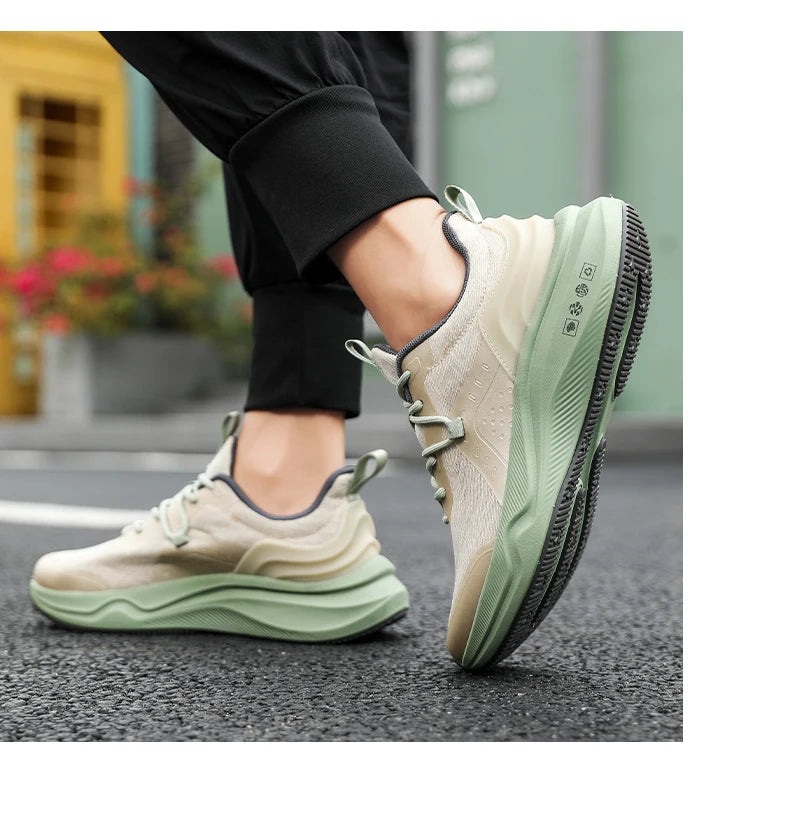 Men's All-Season Soft-Sole Canvas Shoes – Stylish & Trendy Design, Durable, Non-Slip, and Breathable Fabric. Ideal for Daily Wea