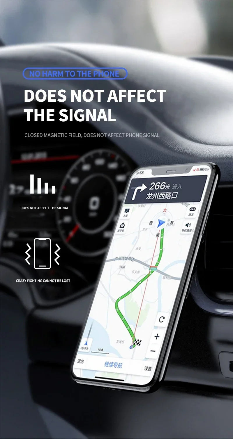 Magnetic Car Phone Holder Universal Car Phone Stand Car Accessories For Audi A4 B8 8P A3 A5 A6 C7 A1 A7 A8 Q2 Q3 Q5 Q7 Q8 TT R8