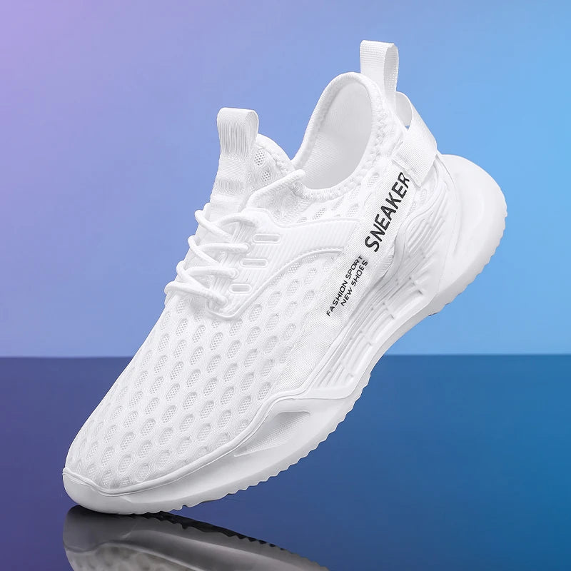 Men's Sports Shoes Casual Sneakers Men Lace Up Soft Sole Flat Comfortable Academy Sports Shoes For Men Lightweight Low-Top Daily