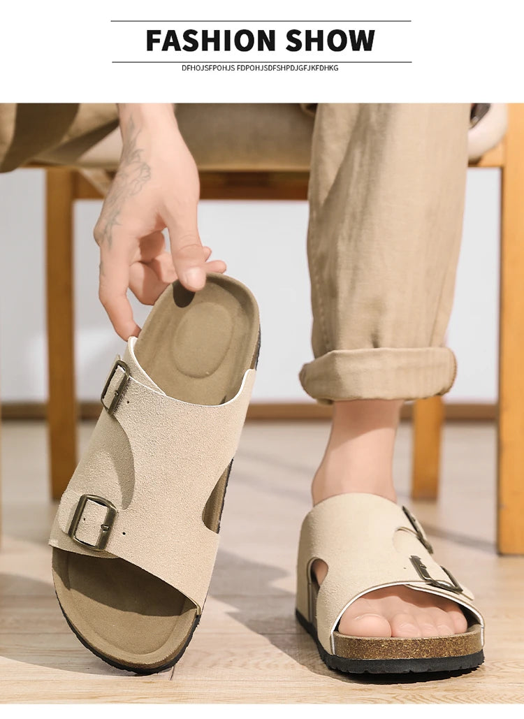 Men Sandals 2025 Summer Shoes Sale Man Summer Slippers Flat Sandal Men's Sports Shoes Casual Sneakers Platform Sandals. Slipers