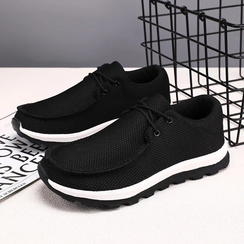 New Fashion Men's Casual Sneakers Comfortable Anti-slip Male Outdoor Walking Flats Loafers Soft Sole Vulcanized Shoe Size 39-46