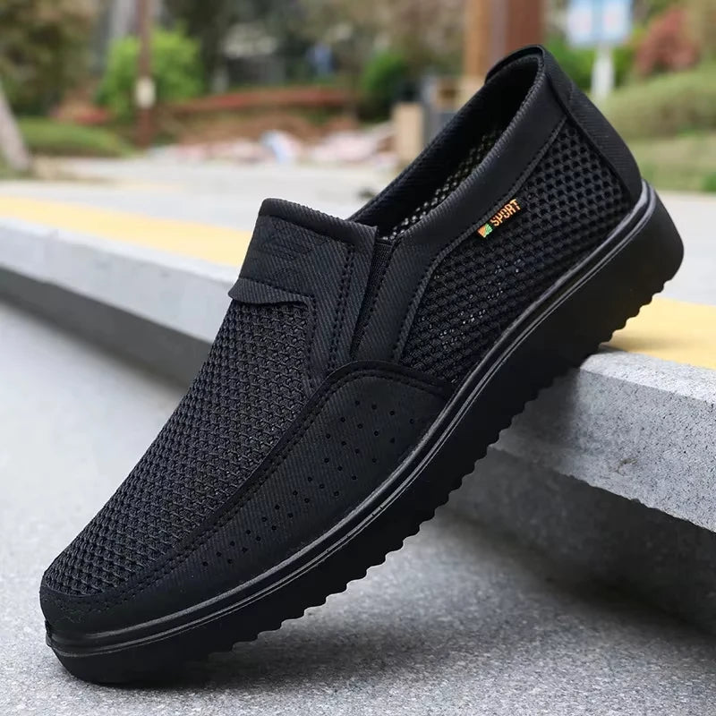 Mesh Breathable Surface Man Shoes Soft Sole Casual Sneakers  Breathable Men'S Summer Sneakers Free Shiping Shoe