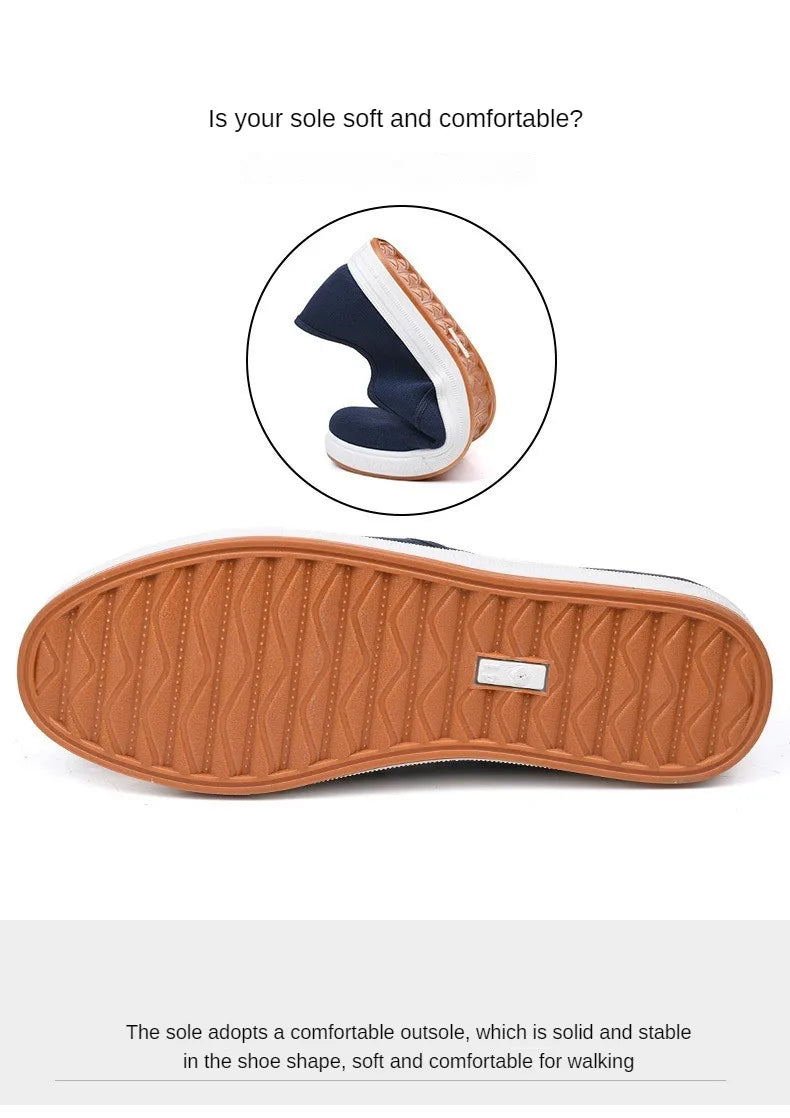 Men's Shoes Casual Sneakers Summer Lightweight Canvas Breathable Anti Slip Flat Shoes Affordable Free Shipping